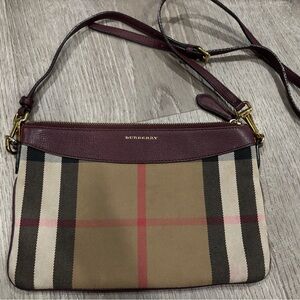 Burberry clutch with crossbody strap